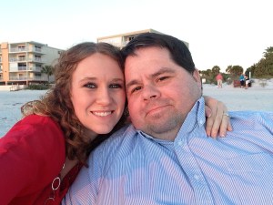 Date Night on the beach with the hubs! <3 