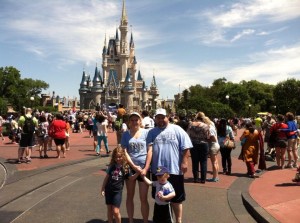 Our family of 4 at Disney for Kendyl's 6th birthday! 