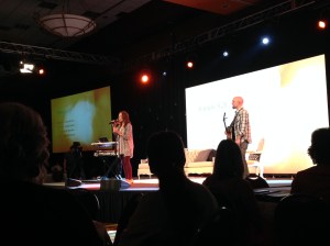 One of the opening praise & worship sessions 